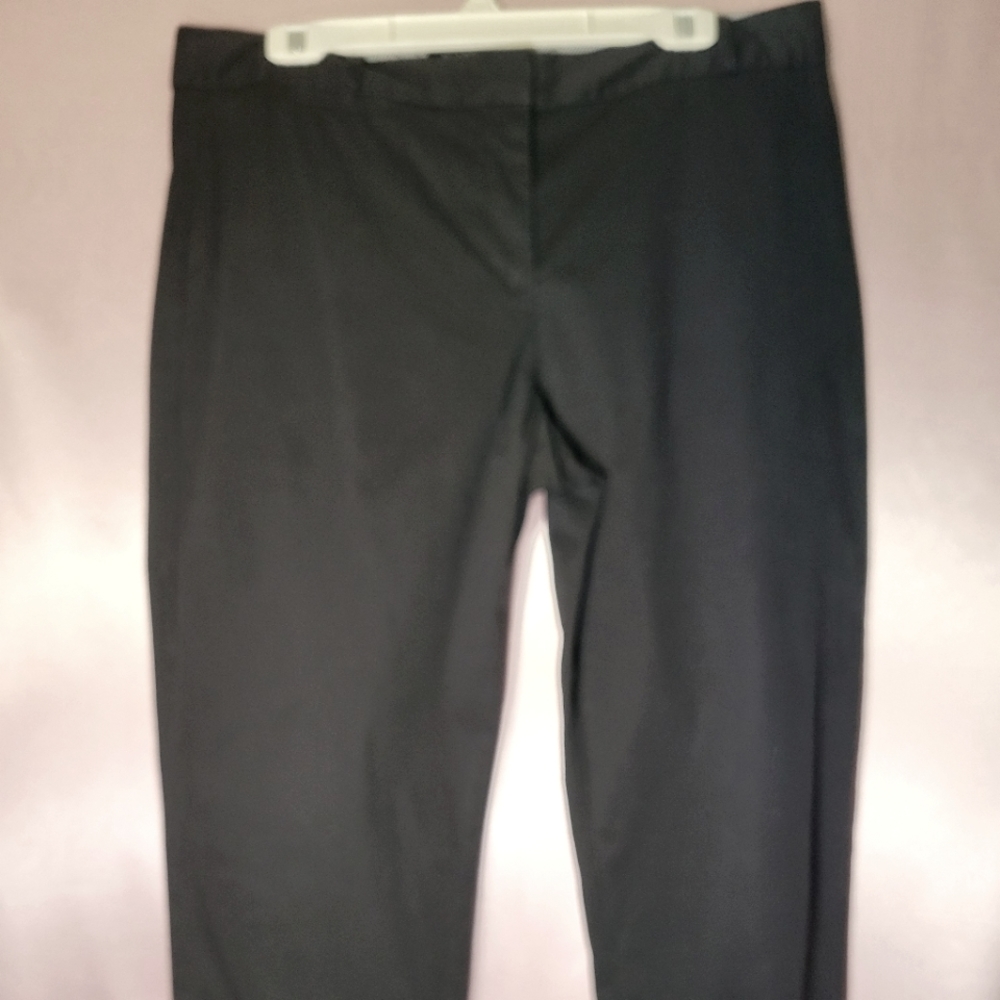 Talbots Signature Black, Cotton, Crop Pants